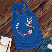 Load image into Gallery viewer, Watercolor Hummingbird Women's Tank Top