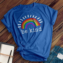 Load image into Gallery viewer, Be Kind Rainbow Tee
