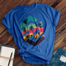 Load image into Gallery viewer, Geometric Sunset Tee