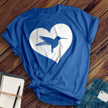 Load image into Gallery viewer, Heart Hummingbird Tee