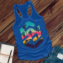 Load image into Gallery viewer, Geometric Sunset Women's Tank Top