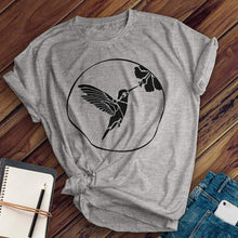 Load image into Gallery viewer, Hummingbird Flower Tee