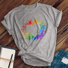 Load image into Gallery viewer, Rainbow Heart Tee