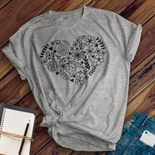 Load image into Gallery viewer, Flower Heart Tee