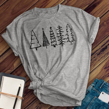 Load image into Gallery viewer, Christmas Trees Tee