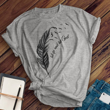 Load image into Gallery viewer, Let Go and Let God Feather Tee