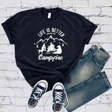 Load image into Gallery viewer, Life is Better Around The Campfire Tee