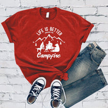 Load image into Gallery viewer, Life is Better Around The Campfire Tee