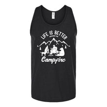 Load image into Gallery viewer, Life is Better Around The Campfire Unisex Tank Top