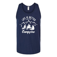 Load image into Gallery viewer, Life is Better Around The Campfire Unisex Tank Top