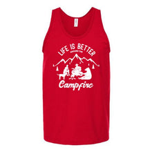 Load image into Gallery viewer, Life is Better Around The Campfire Unisex Tank Top