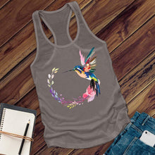 Load image into Gallery viewer, Watercolor Hummingbird Women's Tank Top