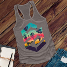 Load image into Gallery viewer, Geometric Sunset Women's Tank Top