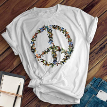 Load image into Gallery viewer, Butterfly Peace Sign Tee