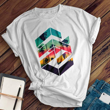 Load image into Gallery viewer, Geometric Sunset Tee