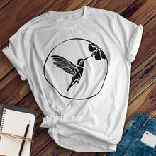 Load image into Gallery viewer, Hummingbird Flower Tee