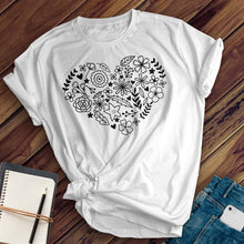 Load image into Gallery viewer, Flower Heart Tee