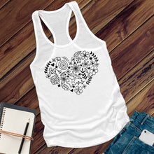 Load image into Gallery viewer, Flower Heart Women's Tank Top