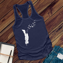 Load image into Gallery viewer, Bird&#39;s Feather Women&#39;s Tank Top
