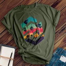 Load image into Gallery viewer, Geometric Sunset Tee
