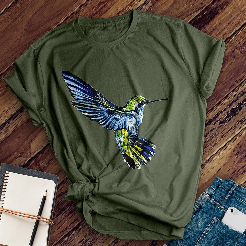 Blue Hummingbird Tee