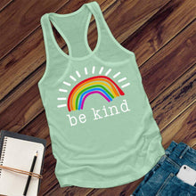 Load image into Gallery viewer, Be Kind Rainbow Women&#39;s Tank Top
