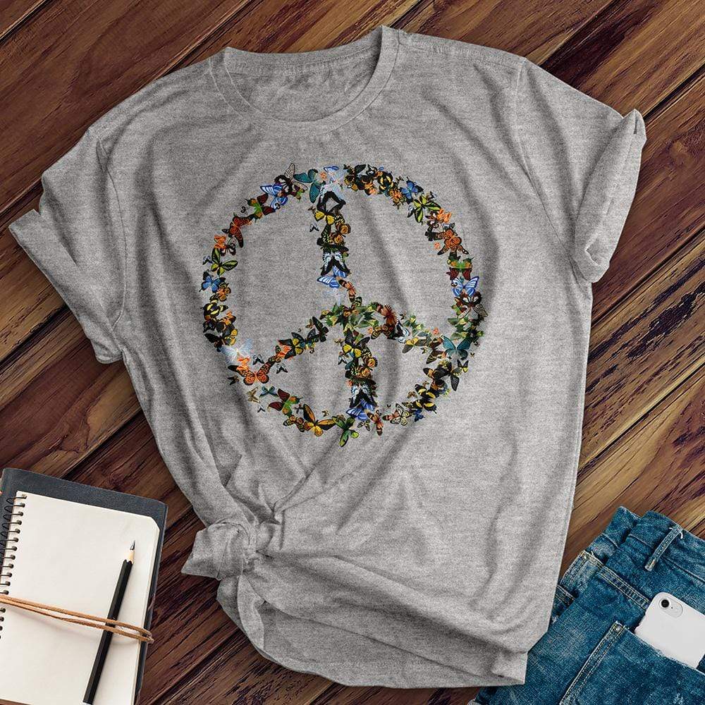 Butterfly Peace Sign Tee