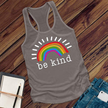 Load image into Gallery viewer, Be Kind Rainbow Women&#39;s Tank Top
